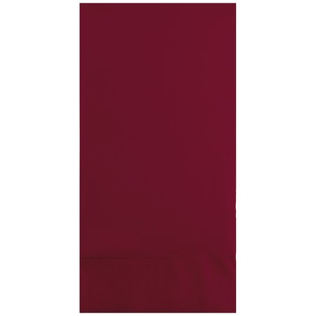 TOUCH OF COLOR Burgundy Red Guest Towels, 4"x8", 192PK 953122